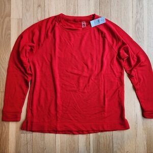 Lou & Grey Red Long Sleeve Top